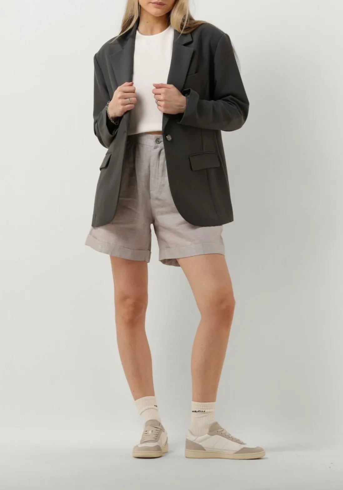 RESORT FINEST grijze korte broek bermuda grijs Online