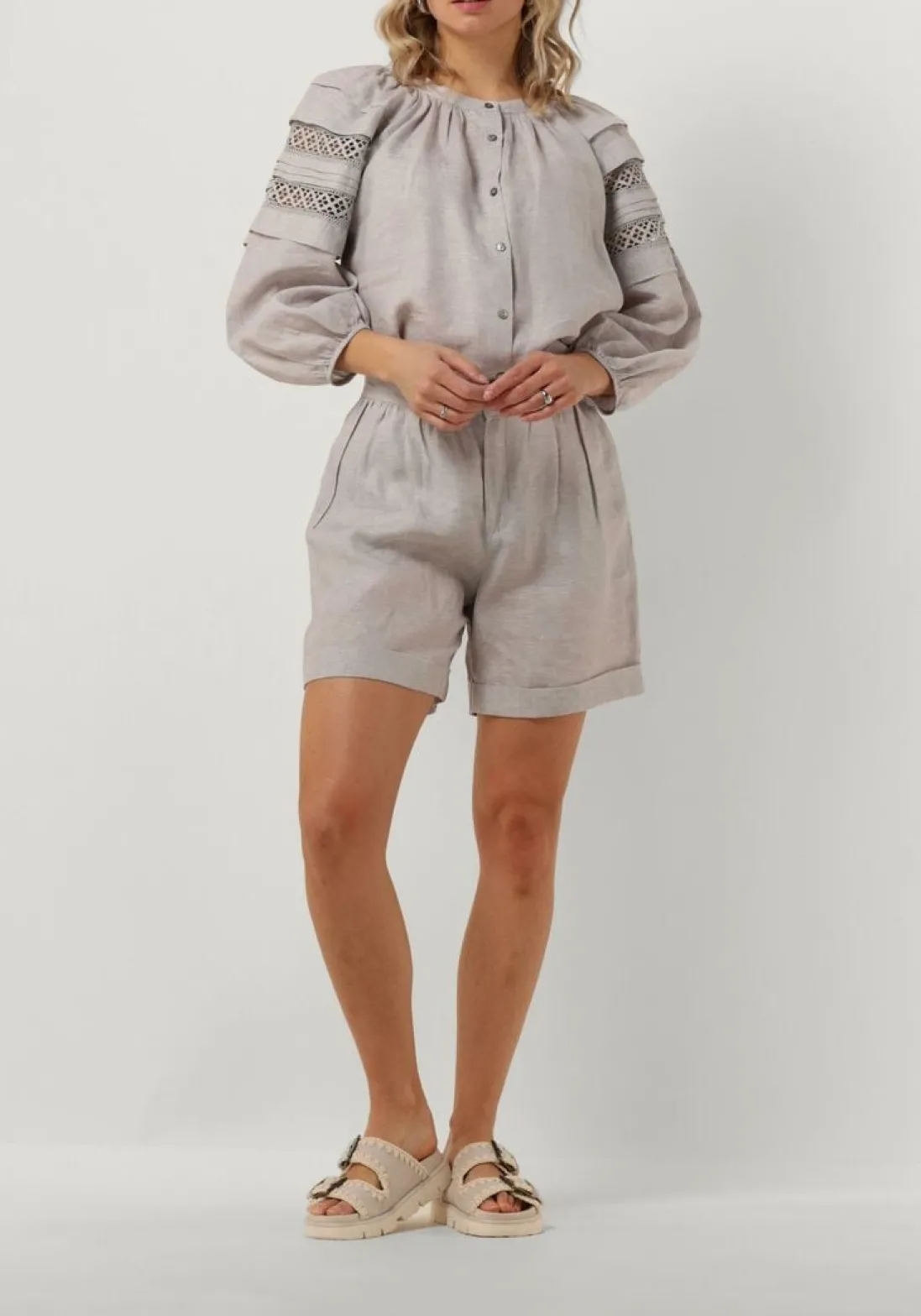 RESORT FINEST grijze korte broek bermuda grijs Online