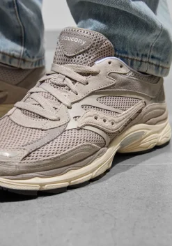 SAUCONY grijze lage sneakers grid jazz 9 grijs