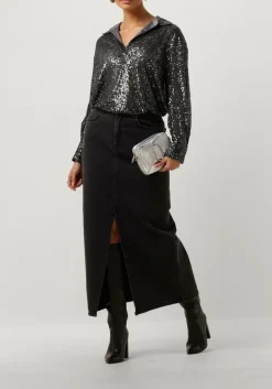 SECOND FEMALE grijze blouses moonshine blouse grijs Sale