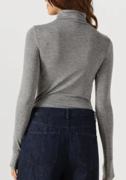 SECOND FEMALE grijze vest matima t-neck tee grijs