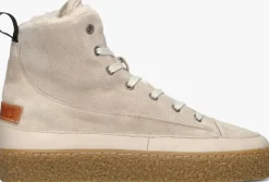 SHABBIES grijze hoge sneakers chewy lily grijs Hot