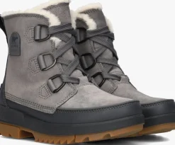 SOREL grijze veterboots torino ii wp grijs Outlet