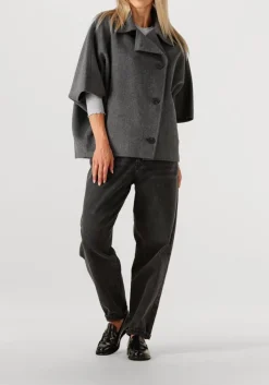 STUDIO AR grijze mantel avy grijs Hot