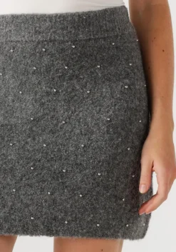 STUDIO AR grijze minirok lexi boucle knit grijs Best