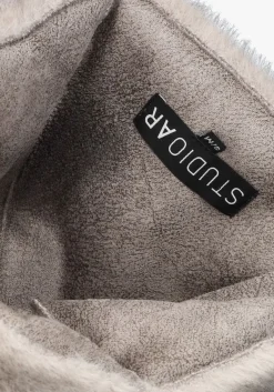 STUDIO AR grijze muts enola faux mink grijs Outlet