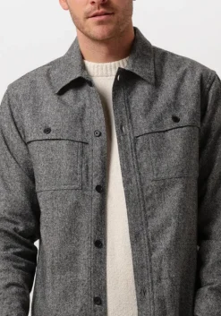 THE GOODPEOPLE grijze overshirt solva grijs Best