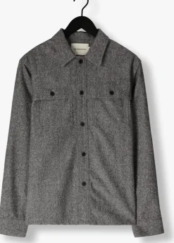 THE GOODPEOPLE grijze overshirt solva grijs Best
