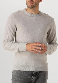 THE GOODPEOPLE grijze trui knox grijs Outlet