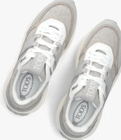 TOD'S grijze lage sneakers xxw81l0jp40umd grijs Outlet