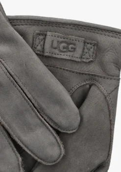 UGG grijze handschoenen point leather glove grijs Outlet
