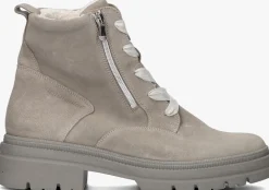 WALDLAUFER grijze veterboots sue h rits booty grijs New