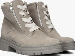 WALDLAUFER grijze veterboots sue h rits booty grijs New