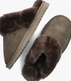 WARMBAT grijze pantoffels flurry grijs Hot