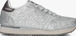 WODEN grijze lage sneakers ydun icon glitter grijs Best