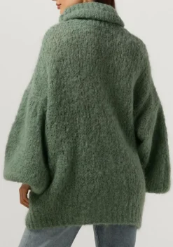 AMERICAN DREAMS e coltrui pepper roll neck alpaca pullover groen Discount