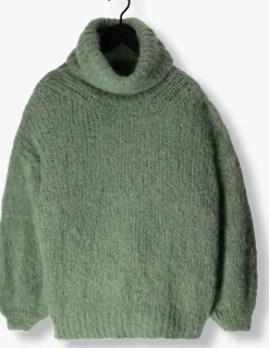 AMERICAN DREAMS e coltrui pepper roll neck alpaca pullover groen Discount
