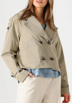 BEAUMONT e trenchcoats gracy short trench groen Hot