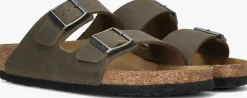 BIRKENSTOCK e slippers arizona heren groen Online