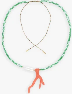 BONNIE STUDIOS e kettingen pendant necklace green groen Outlet