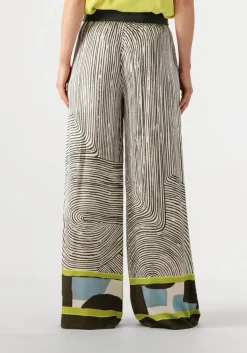 CAROLINE BISS e wijde broek 1555 groen Outlet