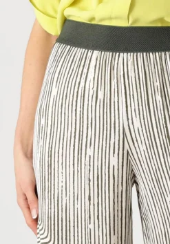 CAROLINE BISS e wijde broek 1555 groen Outlet