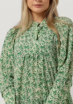 CO'COUTURE e midi jurk perry volume dress groen Online