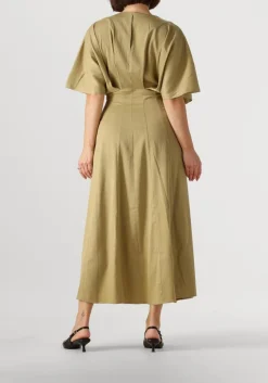 COPENHAGEN MUSE e midi jurk vianna dress groen Outlet
