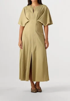 COPENHAGEN MUSE e midi jurk vianna dress groen Outlet
