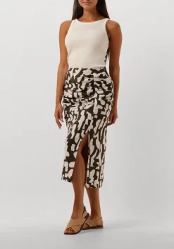 DANTE6 e midirok print smock rok groen Outlet