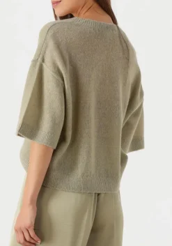 DANTE6 e trui talya v-neck sweater groen