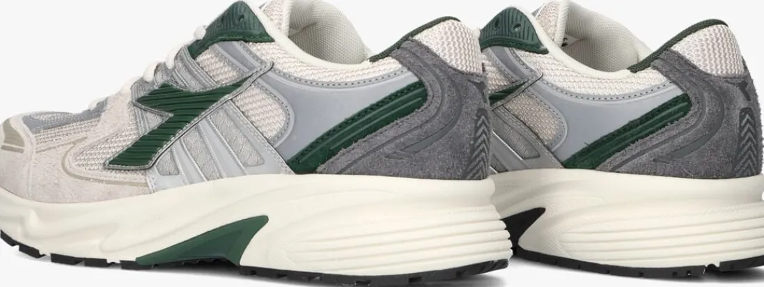 DIADORA e lage sneakers mesh combi runner groen Discount