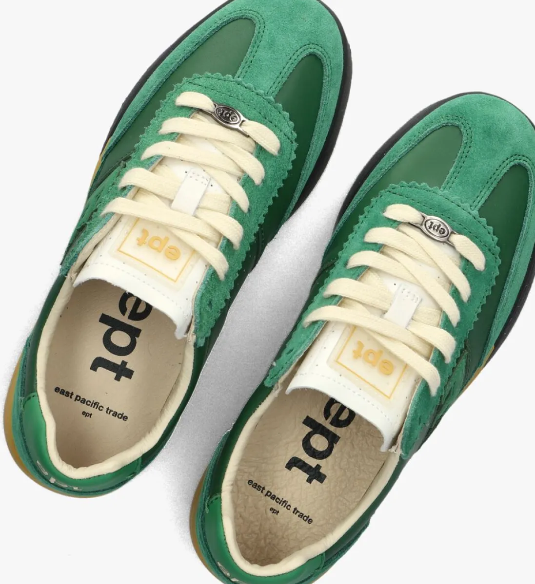 EAST PACIFIC TRADE e lage sneakers diego-w groen New