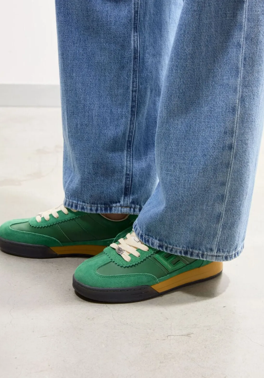 EAST PACIFIC TRADE e lage sneakers diego-w groen New