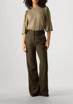 FIVEUNITS e flared broek olivia 085 groen Online