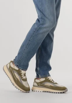 FLORIS VAN BOMMEL e lage sneakers sfm-10172 de gripper groen Discount