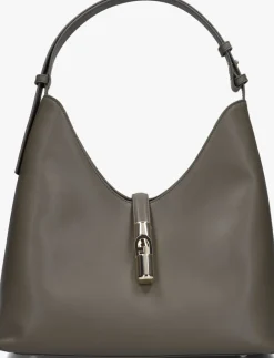 FURLA e schoudertas goccia m hobo groen