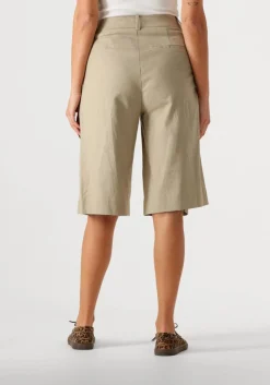 GESTUZ e broeken gzizza linen mw short groen New