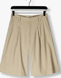 GESTUZ e broeken gzizza linen mw short groen New