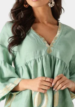 GREEK ARCHAIC KORI e mini jurk 231114 groen Discount