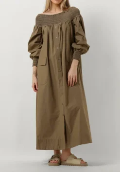 MES DEMOISELLES e maxi jurk parimar groen Clearance