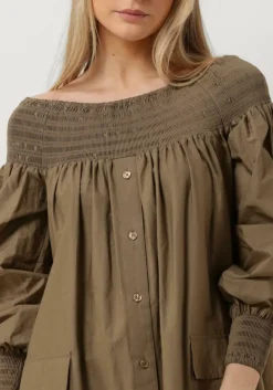 MES DEMOISELLES e maxi jurk parimar groen Clearance