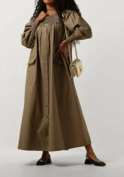 MES DEMOISELLES e maxi jurk parimar groen Clearance