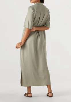 MOS MOSH e midi jurk mmether cnet dress groen New