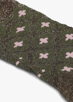 MP DENMARK e sokken hella glitter groen Outlet