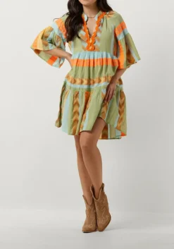 NEMA e mini jurk bella groen Clearance