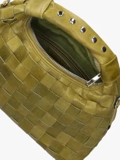 NÚNOO e núnoo schoudertas dandy braided village groen Outlet