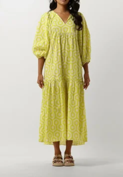 NOTRE-V e maxi jurk nv-dente midi dress groen Best