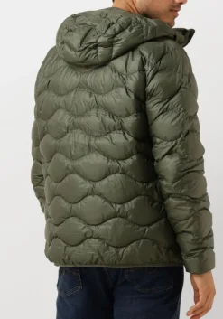 PEAK PERFORMANCE e gewatteerde jas m helium down hood jacket groen Best