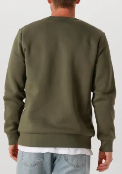 PEAK PERFORMANCE e sweater original small logo crew men groen Best